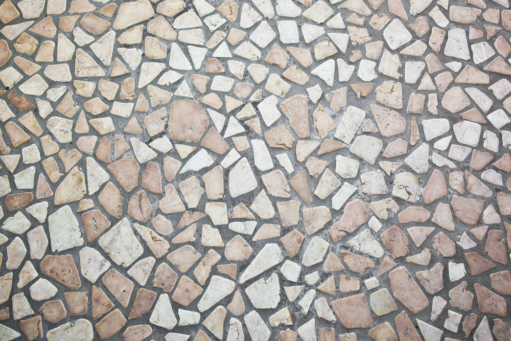 Carta da parati effetto pietra naturale rustica