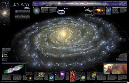 Galactic Milky Way Space Mural Wallpaper