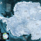 Antarctica Satellite Wallpaper Mural