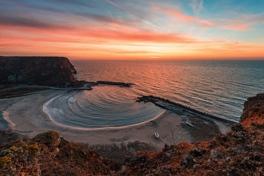 Sunset Beach Landscape Wall Mural