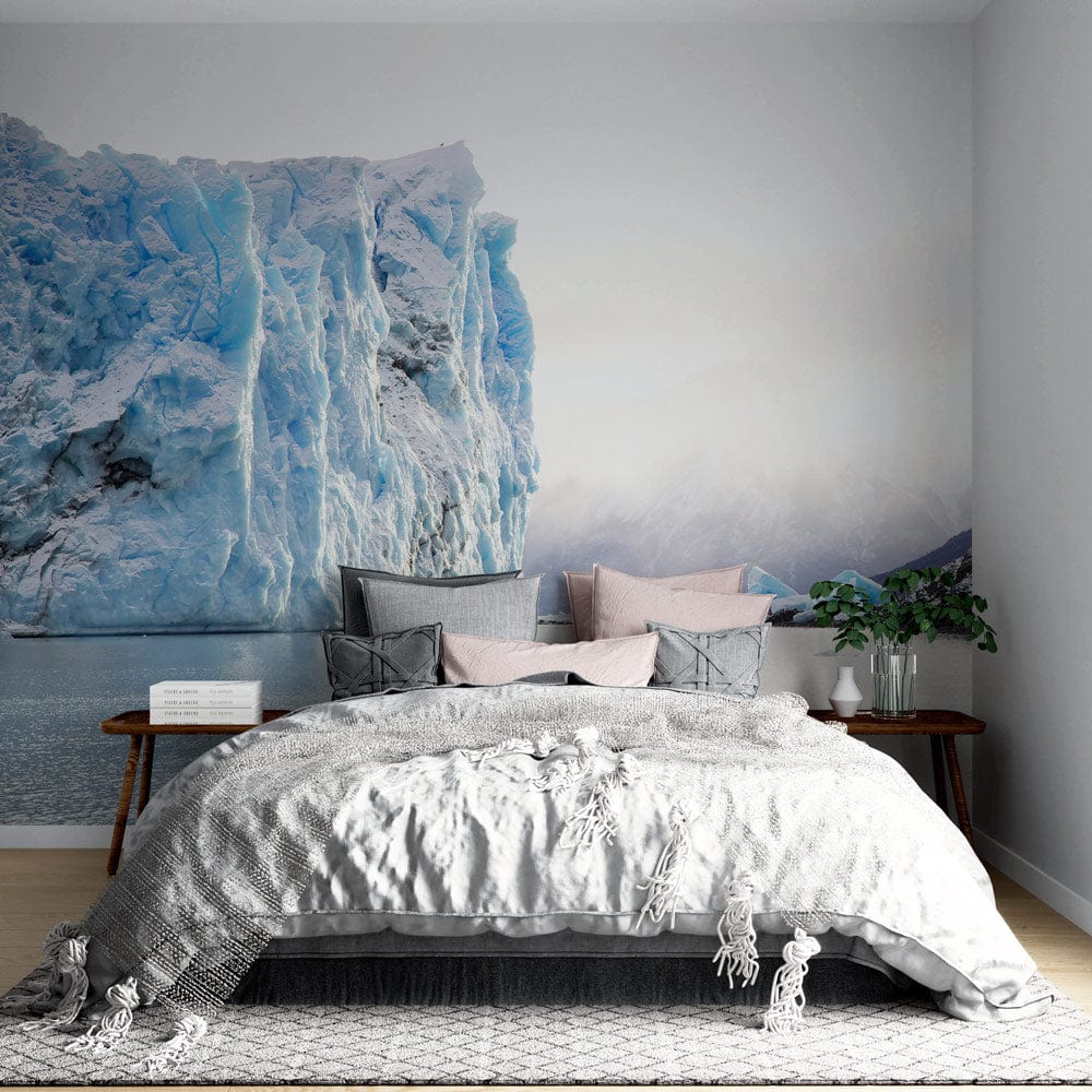 forzen and ice glacier snow wallpaper mural decoration