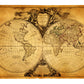 Rustic World Map Wallpaper Mural