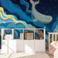 Fantasy Whale Sky Kids Mural Wallpaper