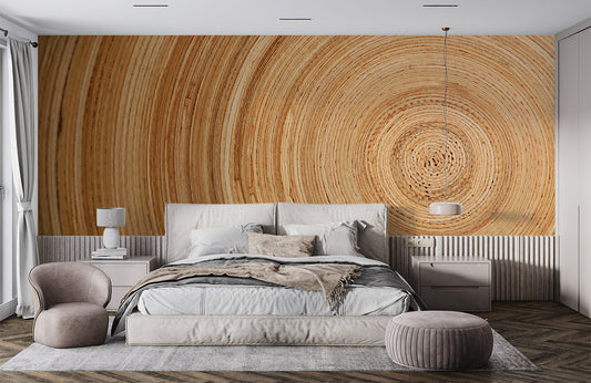 Wood Ring Grain Wallpaper Mural
