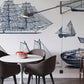 Sailboat Revolution Industrial Wallpaper Mural for Interior Design of Homes and Businesses