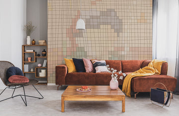Modern Geometric Abstract Mural Wallpaper