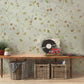 Room with a Mural Wallpaper Featuring Fragrant Leaves