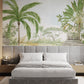 fresh green trees scenery wall murals for home