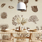 Wallpaper Mural of a Coral Ocean Scene for Use in Home Decoration