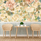 Home Decoration Wallpaper Mural Featuring Flowers