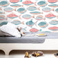 Room Wallpaper Mural Featuring a Flounder Fish from the Ocean