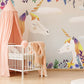 Animal Unicorns Wallpaper Mural for Use as Home Decoration