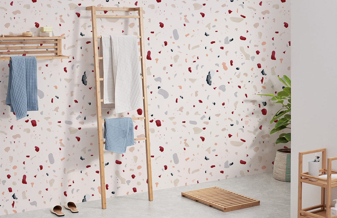 Room with a Dot and Marble Wallpaper Mural