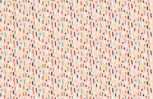 Multi-colored Strokes Wallpaper Art Decor