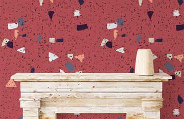 Abstract Terrazzo Pattern Modern Mural Wallpaper