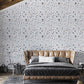 Wallpaper with a Terrazzo Pattern of Concrete and Stone