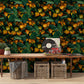 Wallpaper Mural for Home Decoration Featuring Dense Realistic Oranges
