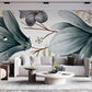 Wallpaper mural depicting a flowering scene, intended for use in home decoration