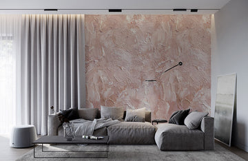 Elegant Pink Textured Abstract Mural Wallpaper