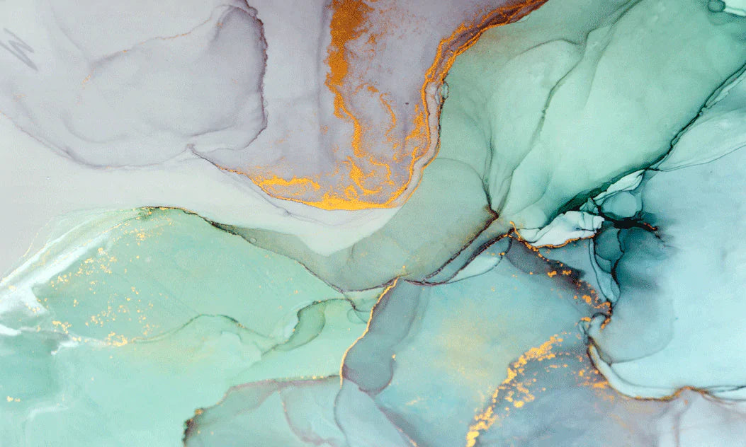 Abstract Marble Effect Mural Wallpaper