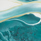 Decorative Wallpaper Mural of an Ocean Wave in Marble