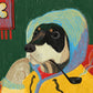 Home Decoration Mr Smoking Dog Graffiti Mural Wallpaper for Wall Art