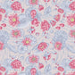 Wallpaper mural featuring a bright pink lotus flower for use as room decor