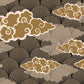 Brown Fortunate Clouds Wallpaper Mural for Interior Design of Your Home