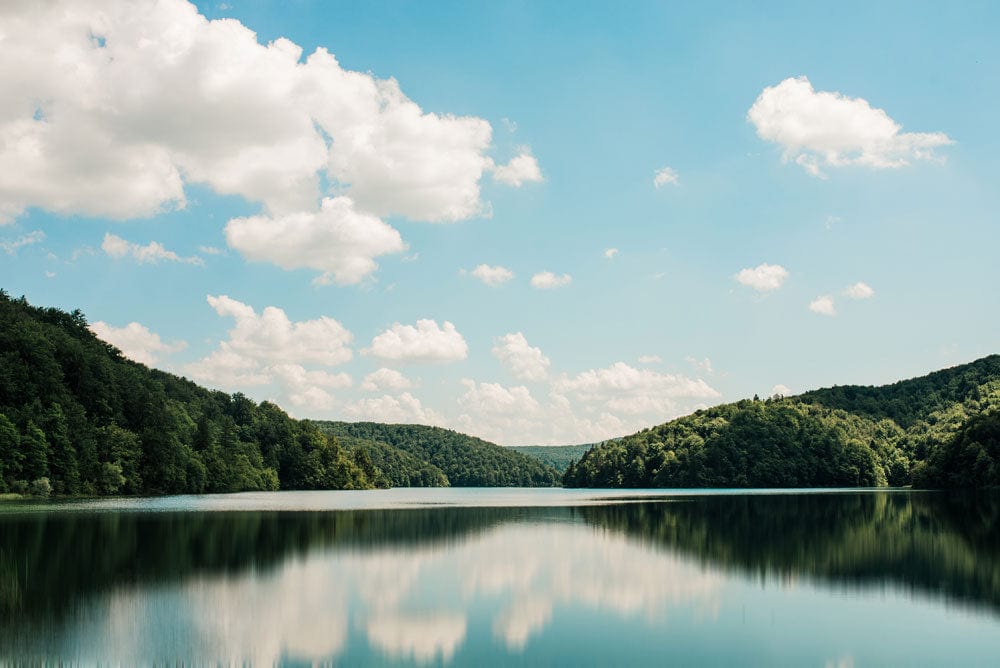 Serene See Landschaft Wandmalerei