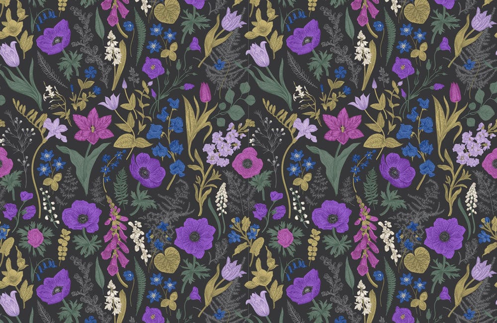 Elegante florale botanische Gartenmural Tapete