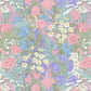 Wallpaper Mural for Home Decoration Featuring Dreamy, Dense Flowers