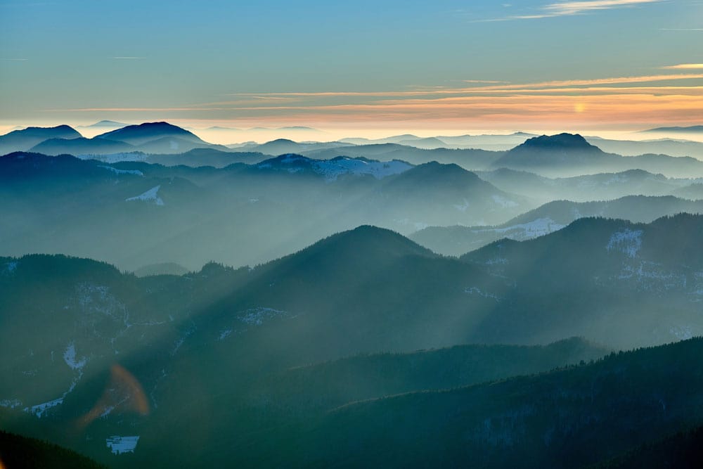 Serene Mountain Landscape Wallpaper Mural