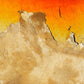 Wallpaper mural featuring a fall orange foliage scene for use in decorating a room.