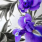 Fantasy Wallpaper Mural with Purple Petals, Designed for Home Decoration