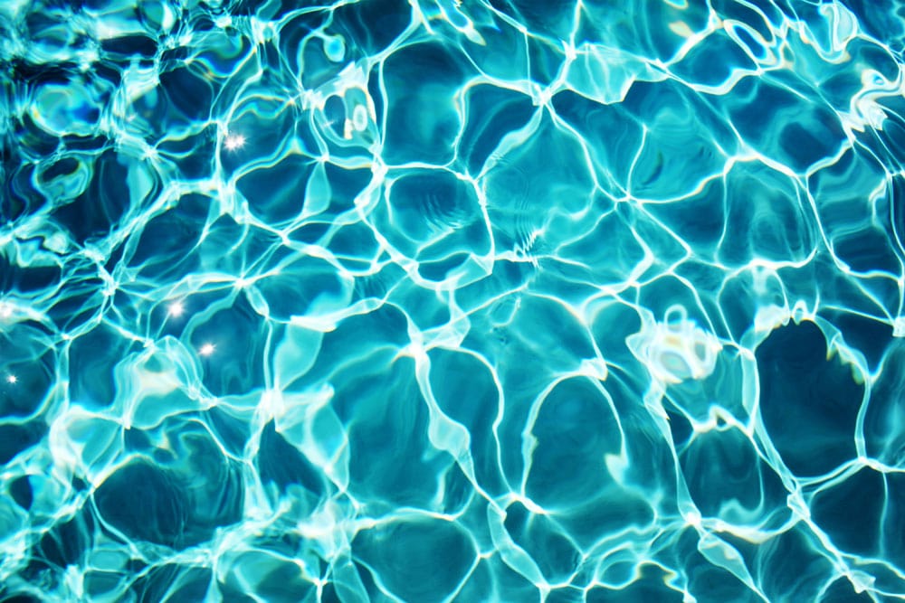 Abstract Aqua Ripples Mural Wallpaper
