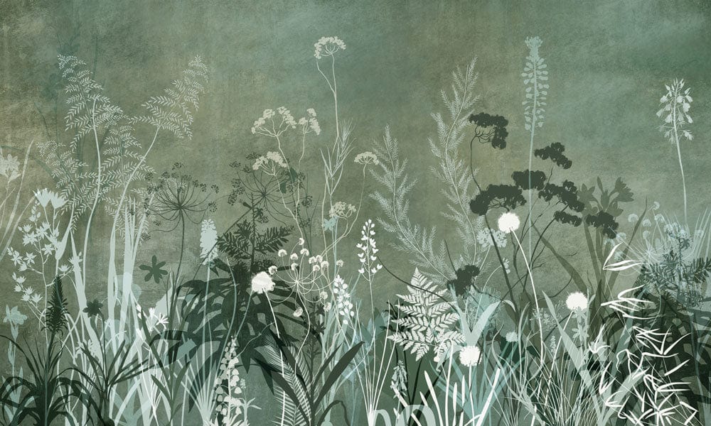 Mystical Forest Botanical Mural Wallpaper