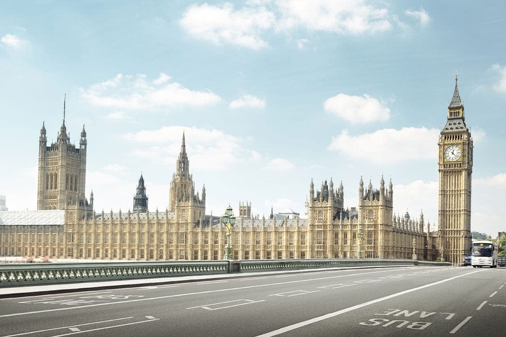 Vintage London Landmark Wall Mural
