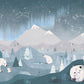 Polar Bear's World Wallpaper Mural for home decor