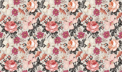 Mood-Raising Flower Power Wall Mural Wallpaper for Couples