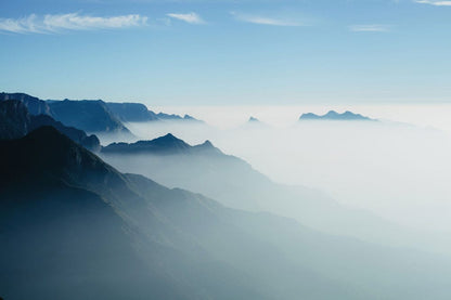 Wallpaper Mural of Sea of Clouds at Peak Landscapes, Suitable for Home Decoration