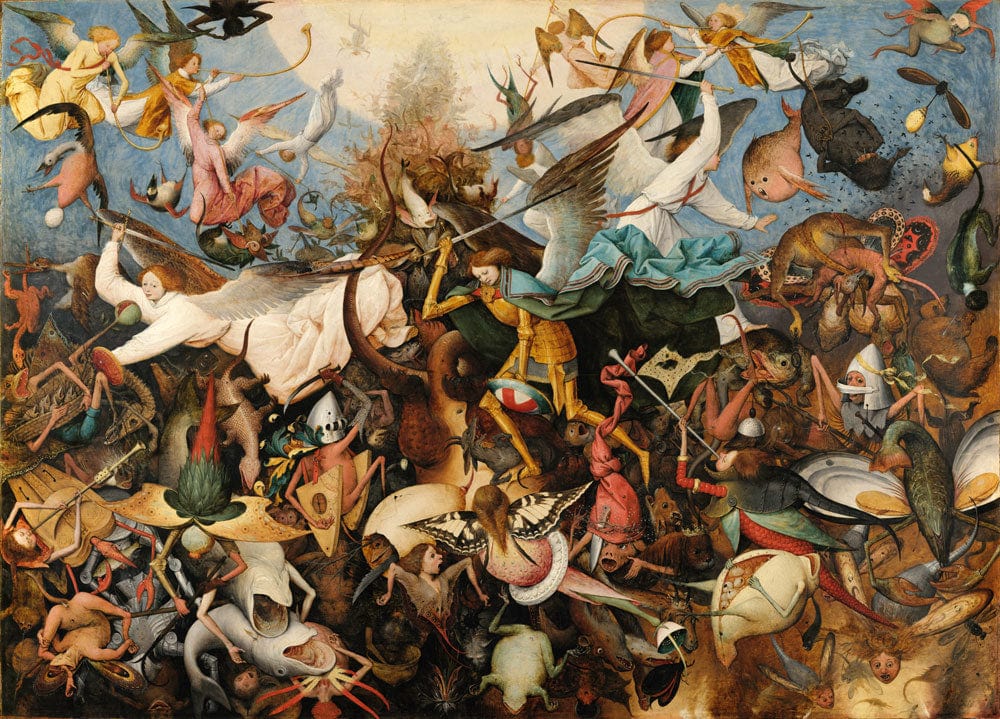 The Fall of the Rebel Angels Wallpaper Mural for home decor