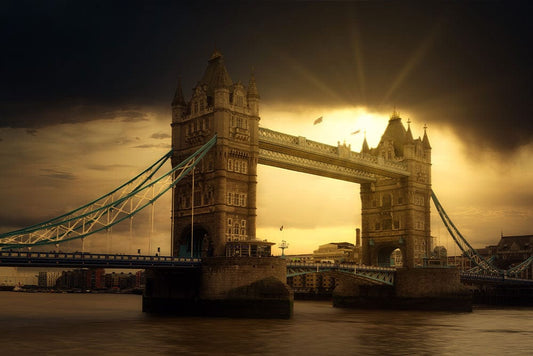 Tower Bridge Landscape Wallpaper Mural for Interior Design and Decoration