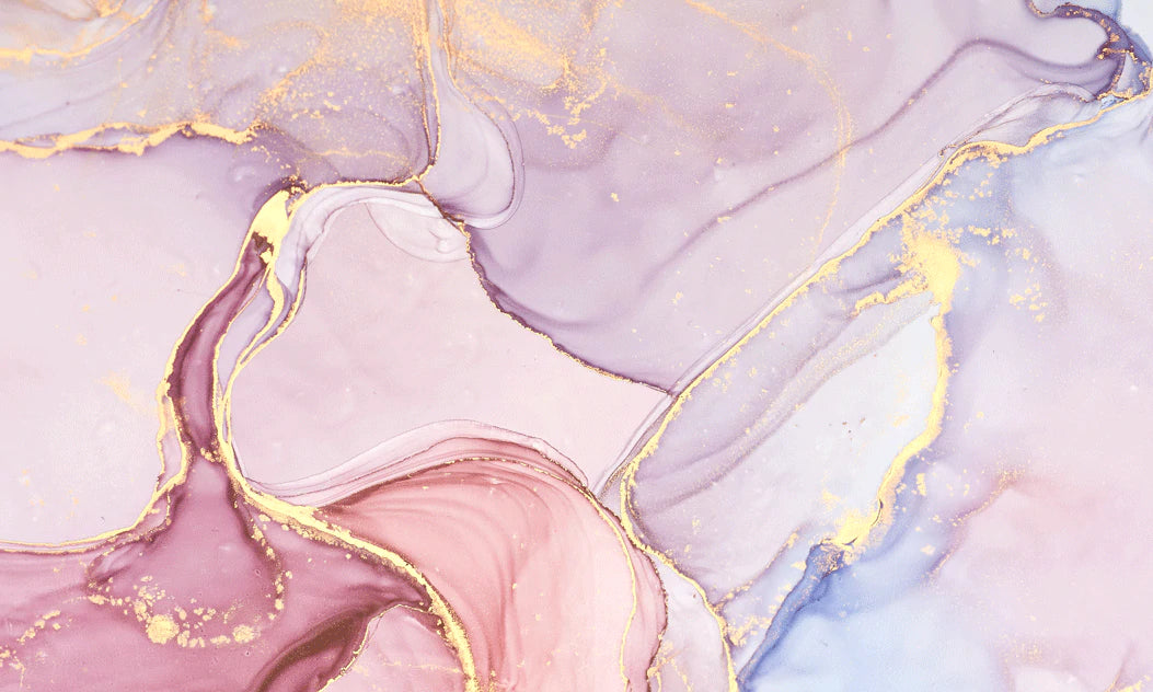 Luxury Gold Flecked Marble Mural Wallpaper