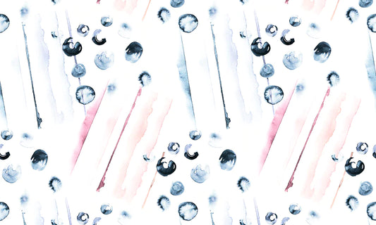 Dense Raindrop Watercolor Wall Mural Wallpaper for the Home
