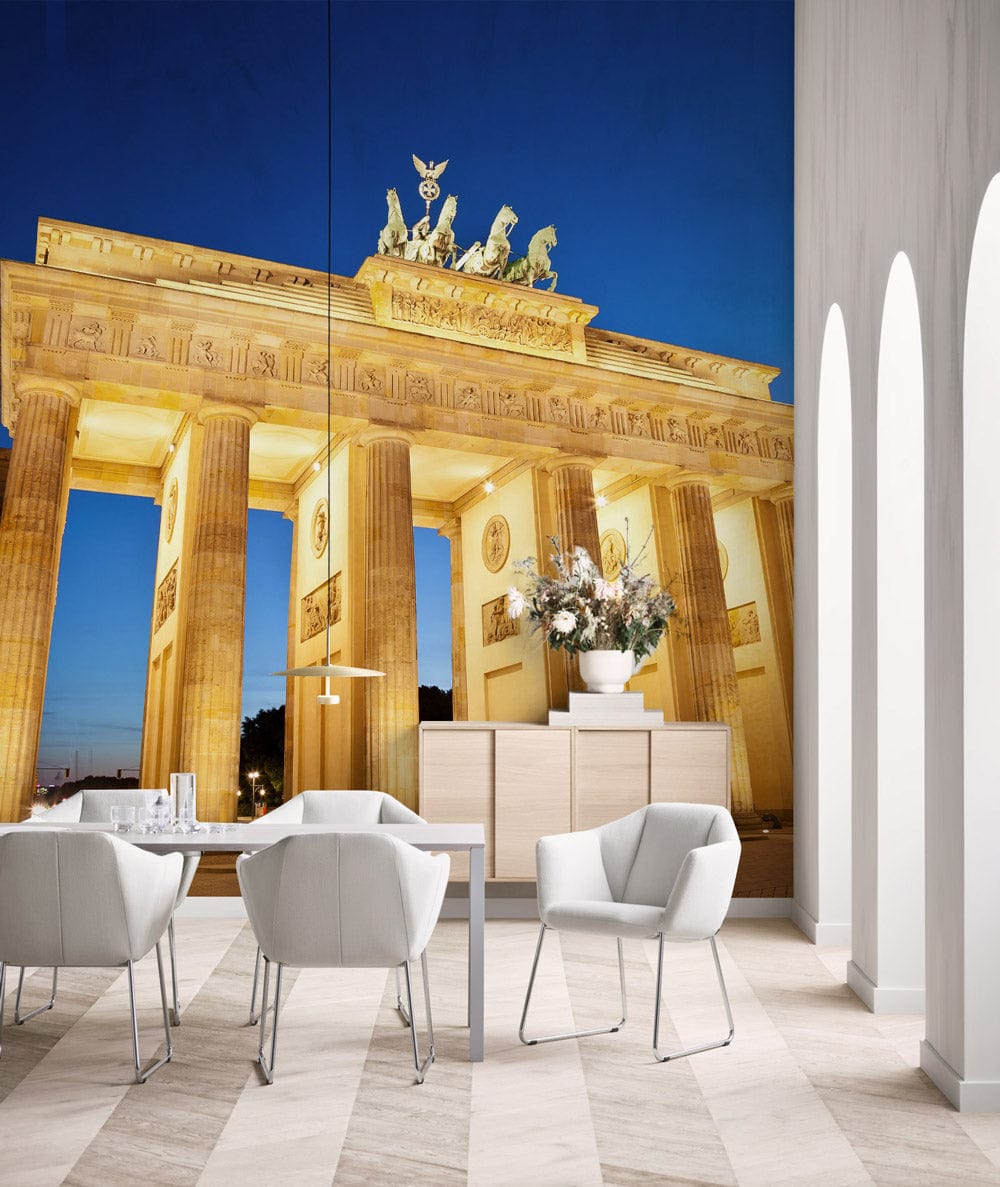 custom mural design for sublime view of Brandenburg Gate in Berlin