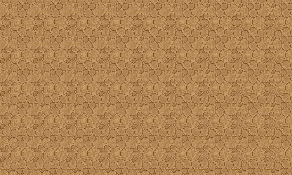 Patterned Wall Paper with a Wooden Effect