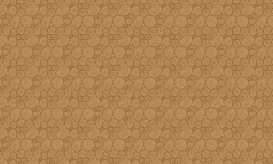 Patterned Wall Paper with a Wooden Effect