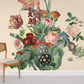 wall murals with delicately crafted bouquets for the house