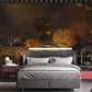 Painting and Wallpaper Mural by Alexander Adriaenessen for the Decoration of Bedrooms