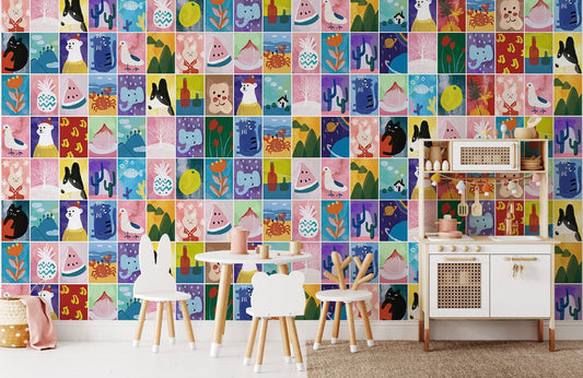 Abstract & Adorable Wallpaper Mural